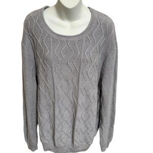 7 Diamonds Cable Sweater